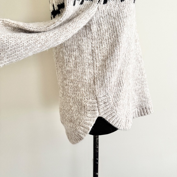 Vintage Madewell Knitted Fair Isle Nordic Sweater – Size Small, wool blend - Picture 5 of 7